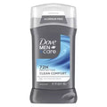 Dove Men+Care Antiperspirant Deodorant Stick for Men Clean Comfort with Moisturizing Cream, 2.7 oz
