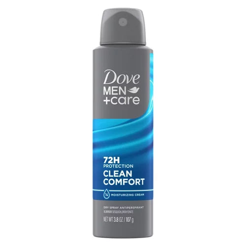 Dove Men+Care 72-Hour Dry Spray Antiperspirant & Deodorant Clean Comfort - 3.8oz: Paraben-Free, Sulfate-Free, Normal Skin, Under Arm Application 4.51 out of 5 stars with 2439 reviews 2439 1 Question