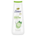 Dove Refresh Body Wash Cucumber & Green Tea 24hr Lotion-Soft Skin - 20 fl oz: Paraben-Free, Sulfate-Free, Vegan, Normal and Dry Skin