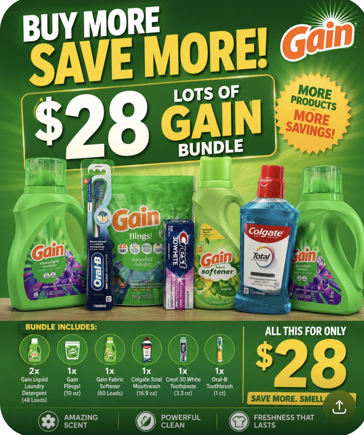 Buy more Save (Gain & more)