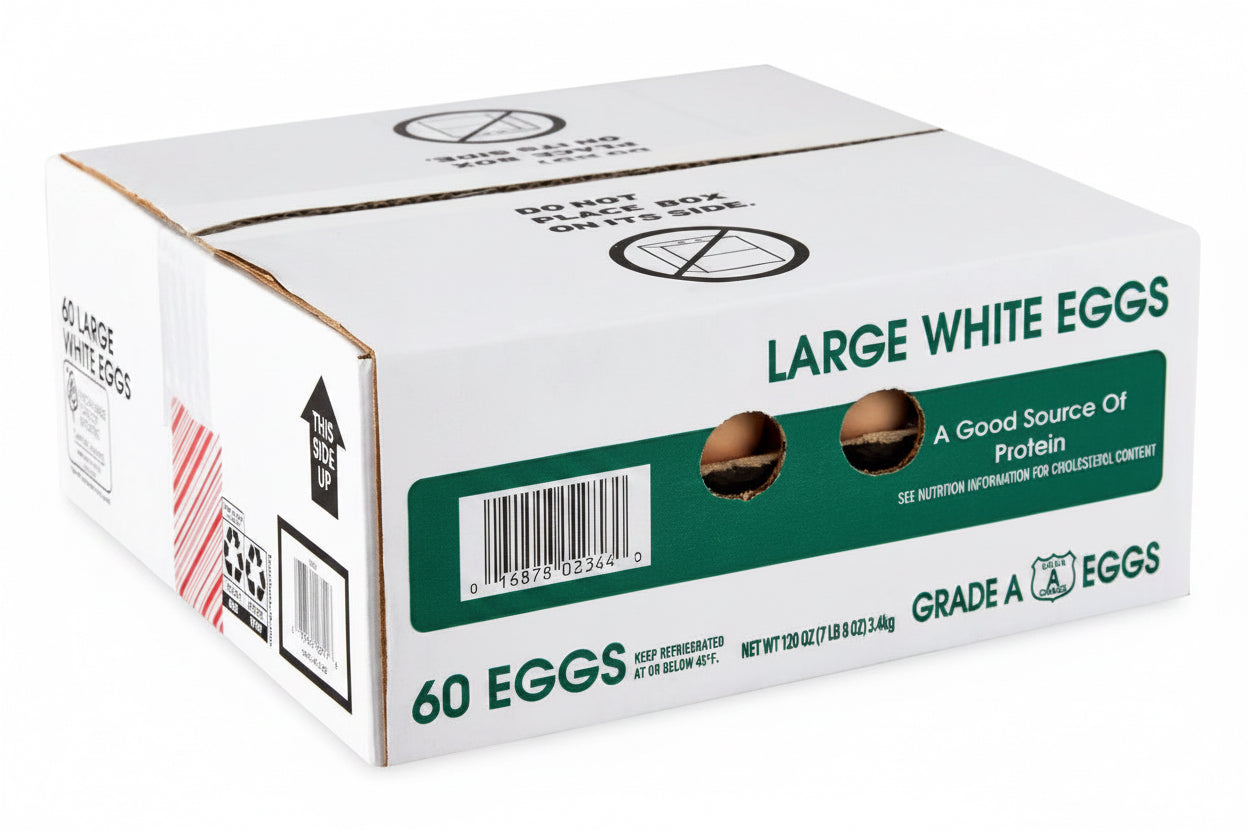 Large White Eggs 60ct