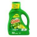 Gain Original HE Concentrated Liquid Laundry Detergent 32 Loads - 46 fl oz: Plastic Bottle, Cold Water Detergent, Spill-Resistant Lid, Aluminum-Free