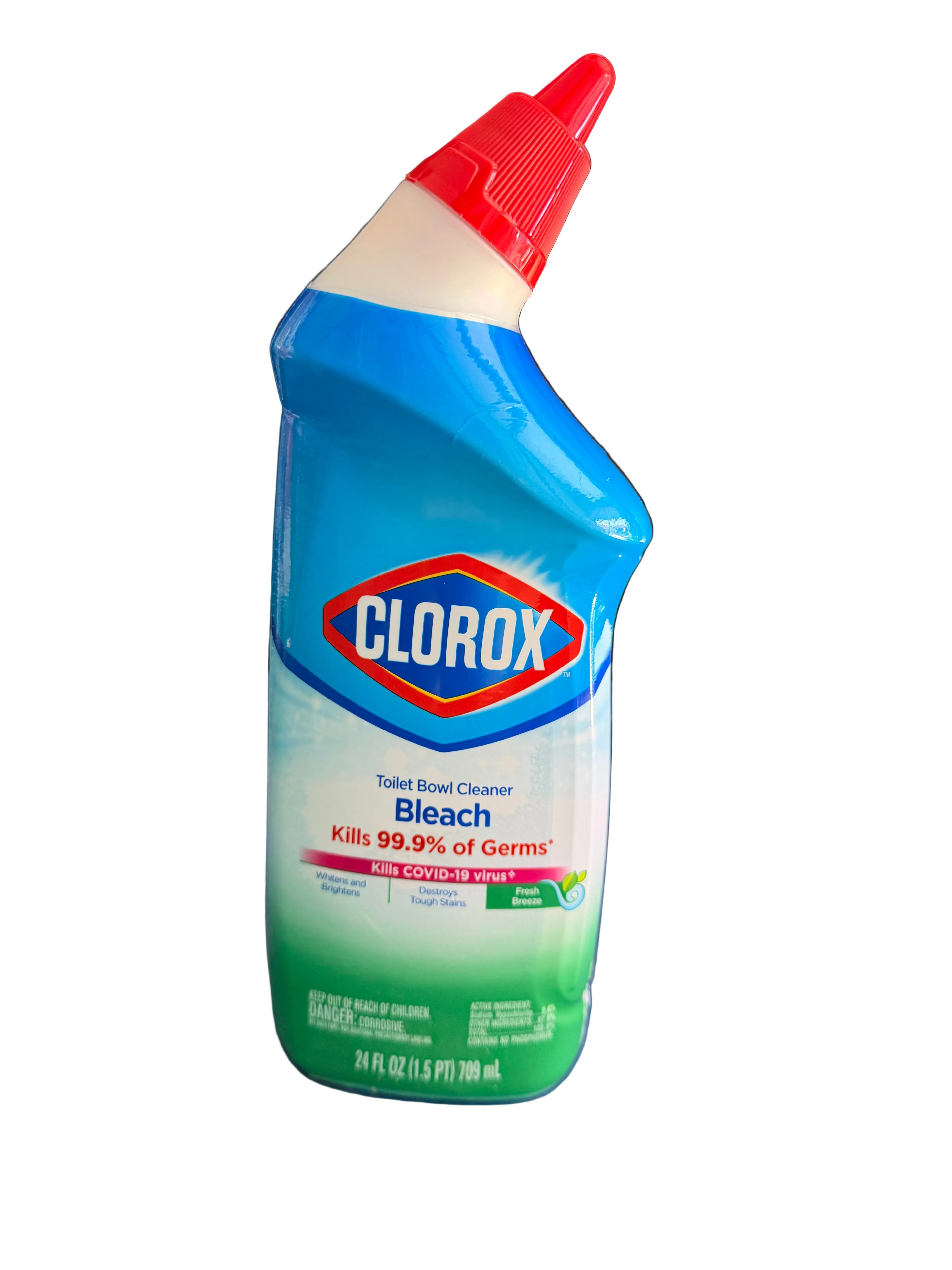 Clorox Fresh Breeze Bleach Toilet Bowl Cleaner 24 fl oz