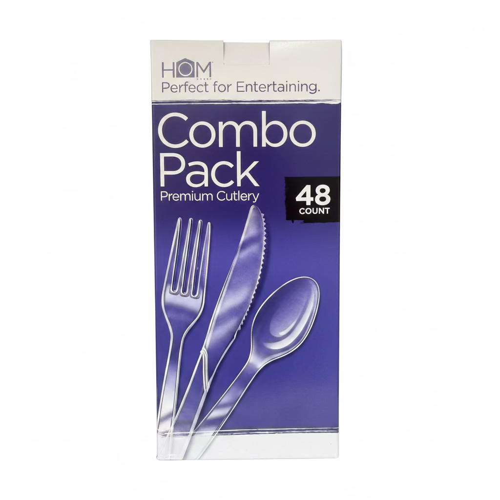 HOM Premium cutlery 48ct Spoons, forks, and knives