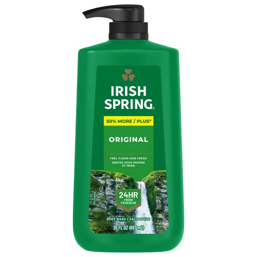 Irish Spring Original Clean Body Wash for Men - 30 fl oz Pump