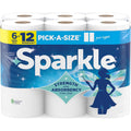Sparkle Pick a Size Paper Towels, 6 Double Rolls