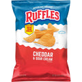 Ruffles Cheddar And Sour Cream Potato Chips - 8oz