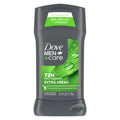 Dove Men+Care Antiperspirant Deodorant Stick for Men Extra Fresh with Moisturizing Cream Citrus Scent, 2.7 oz