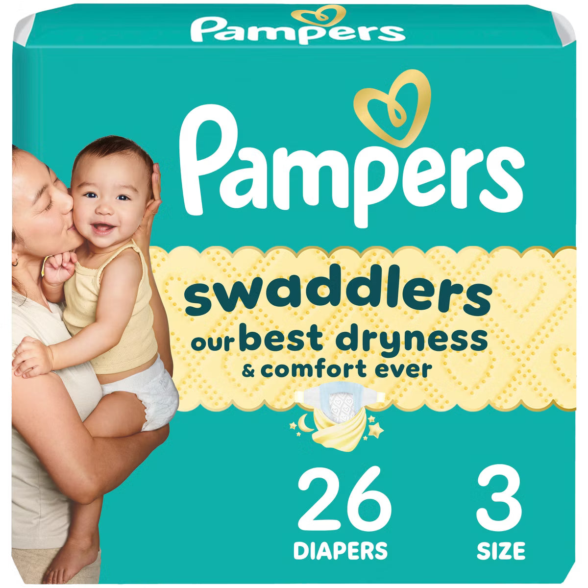 Pampers Swaddlers Sensitive Disposable Diapers - Size 3 - 26ct