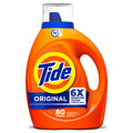 Tide Original HE Deep Cleaning Concentrated Liquid Laundry Detergent Soap 80 Loads - 100 fl oz: Cold Water Detergent, Odor Control, Paraben-Free